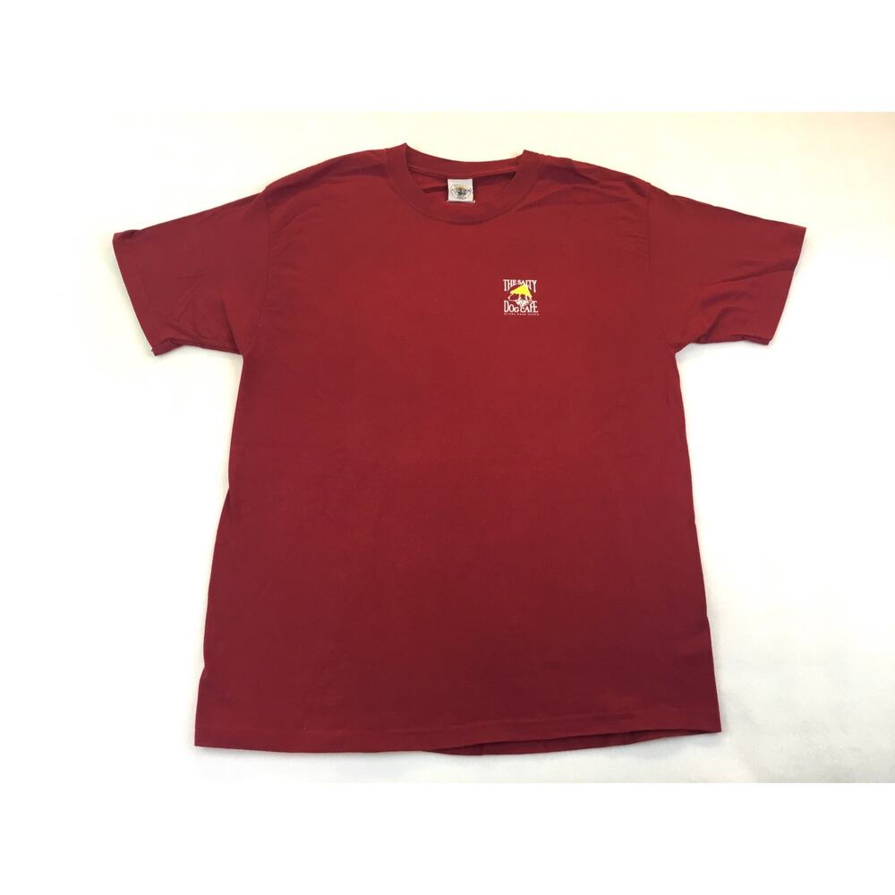 Salty Dog Cafe T-Shirt Burgundy Classic Logo Size Large